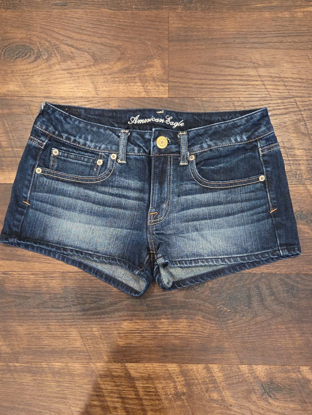 American Eagle Stretch Jean Shorts, Size 8